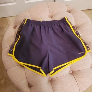 Size M Reebok 3" Running Shorts Charcoal Gray